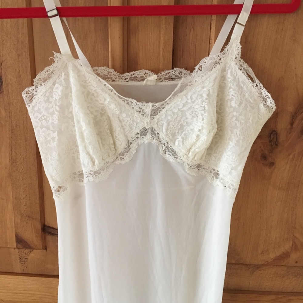 4 bundle Vintage negligees/slips. All beautiful.